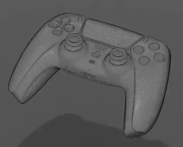 DualSense controller 3D scan 3D print model
