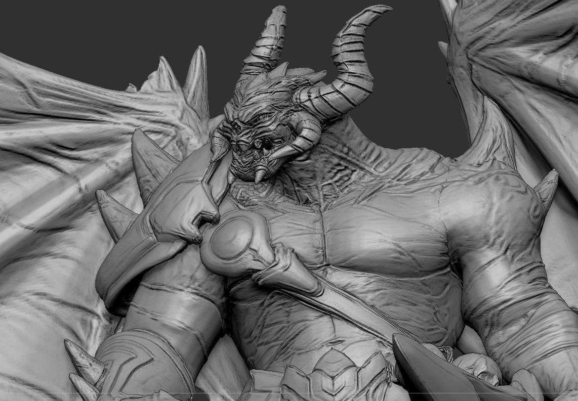 Maloch from Arena of valor AOV game fanart 3D print model_9