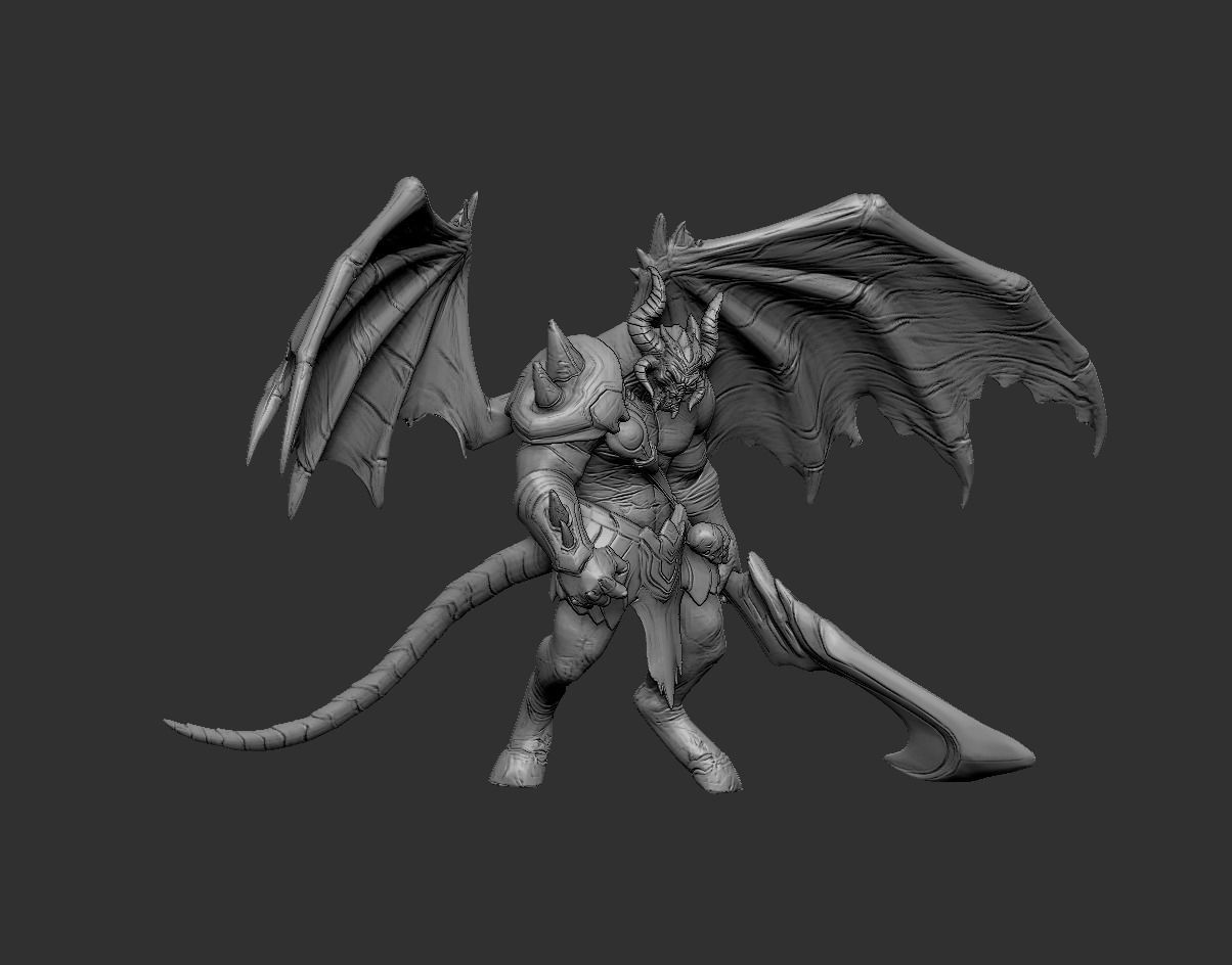 Maloch from Arena of valor AOV game fanart 3D print model_24