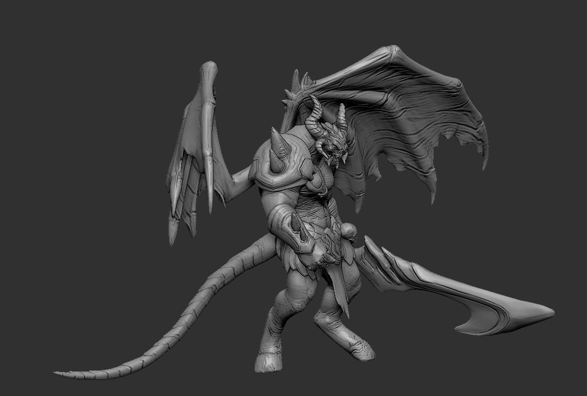Maloch from Arena of valor AOV game fanart 3D print model_17