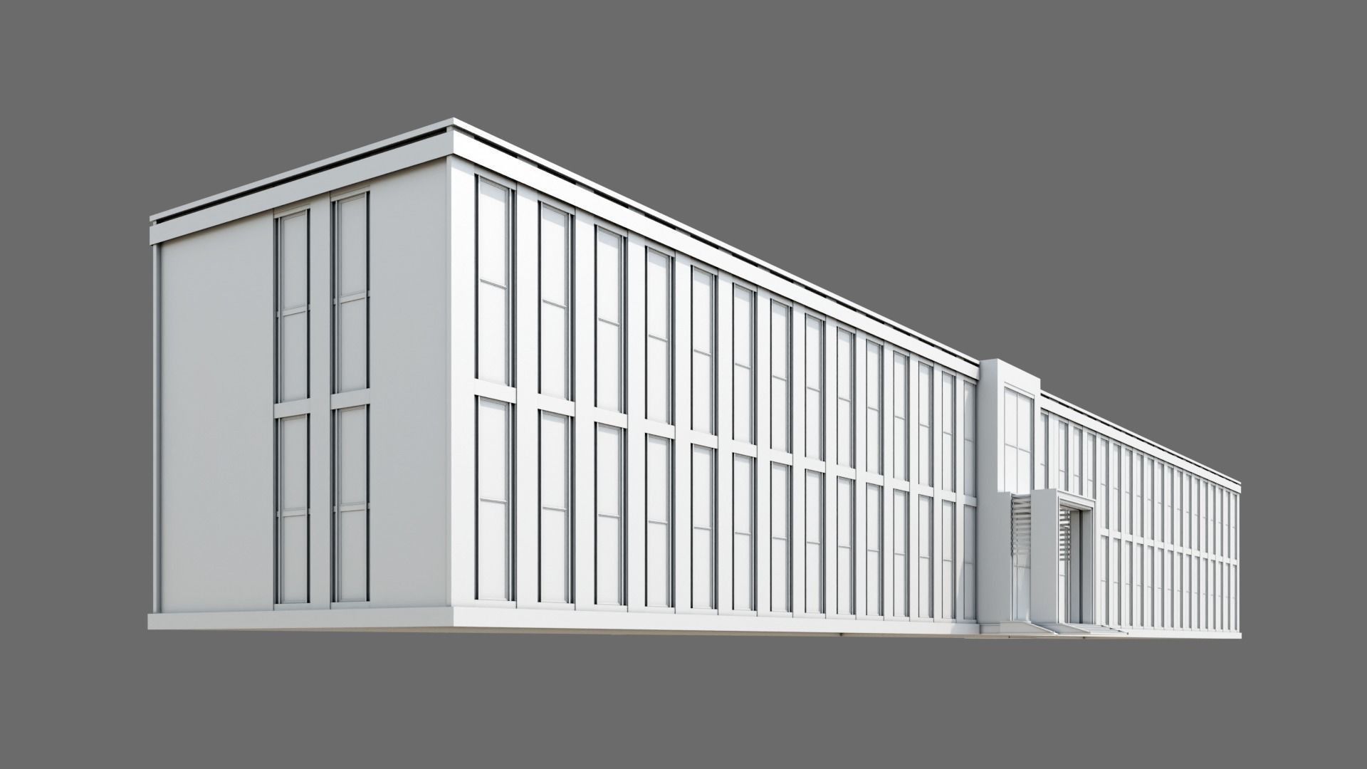 University Building ID036 3D model_1