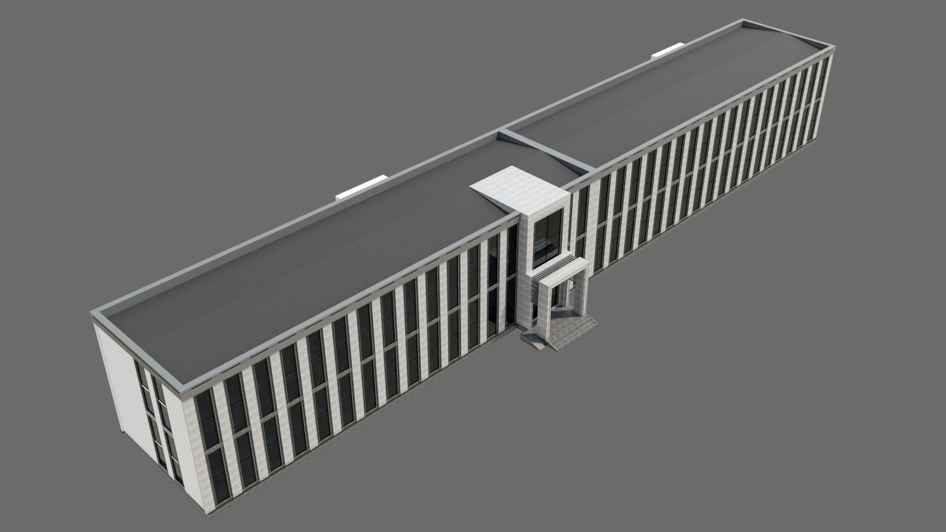 University Building ID036 3D model_9