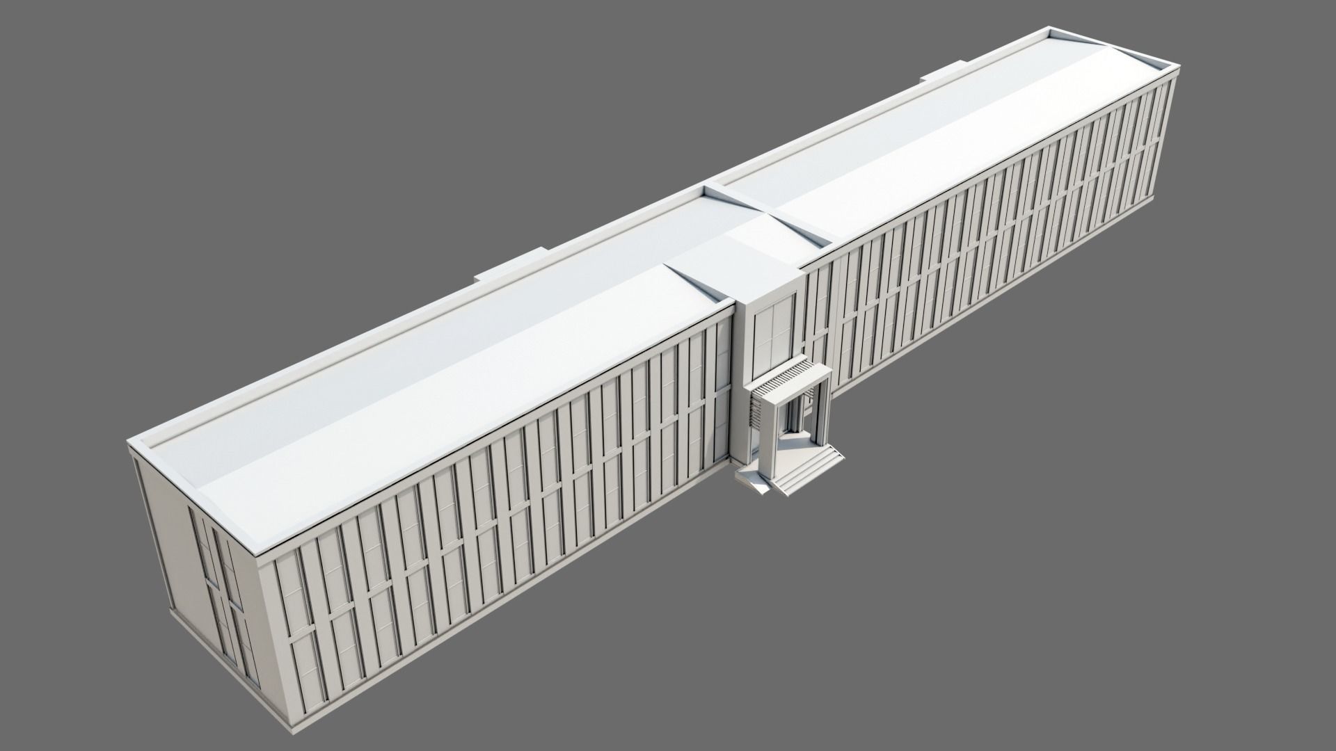 University Building ID036 3D model_8