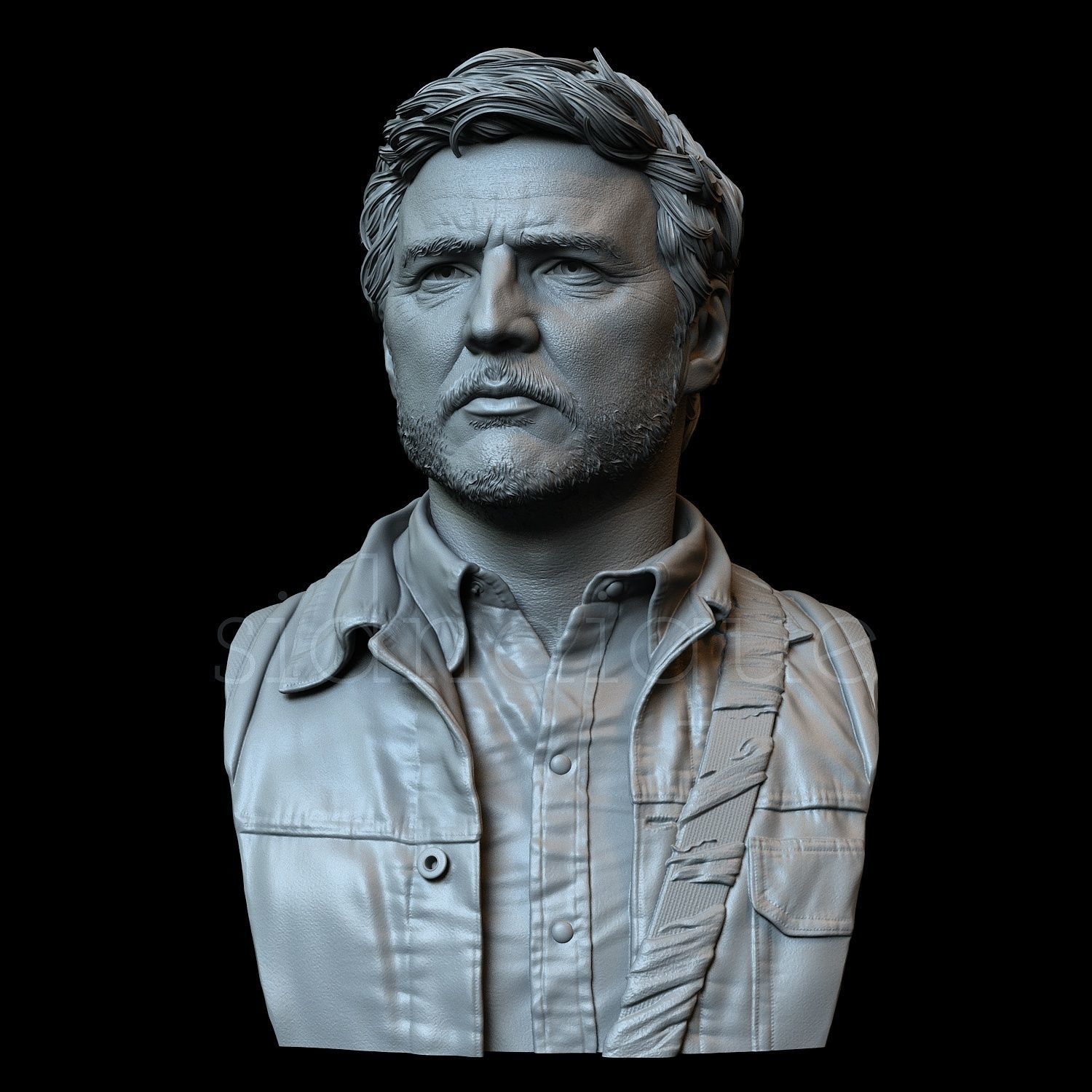Pedro Pascal as Joel Miller 3D print model_11