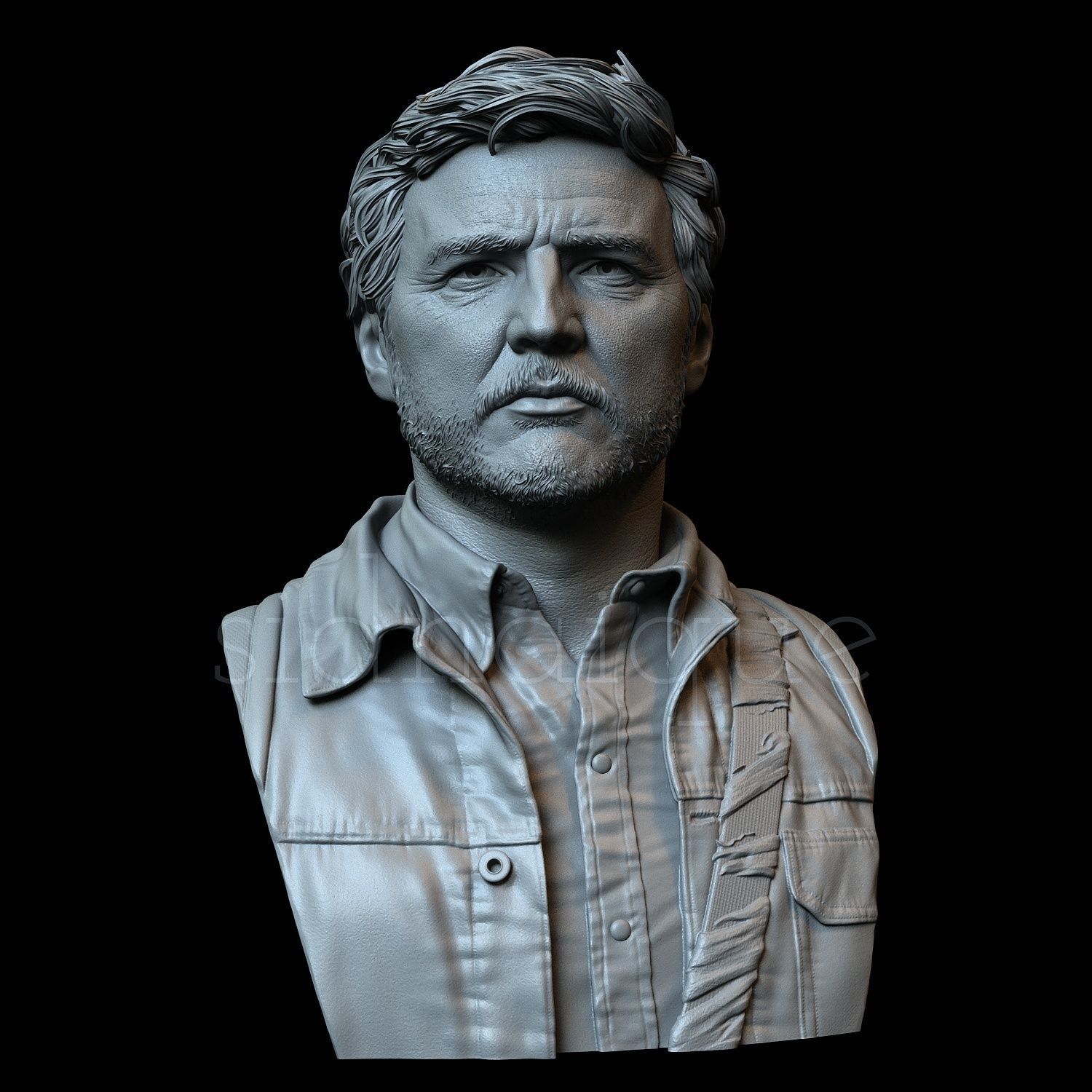 Pedro Pascal as Joel Miller 3D print model_10