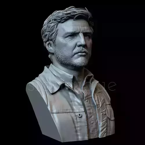Pedro Pascal as Joel Miller 3D print model
