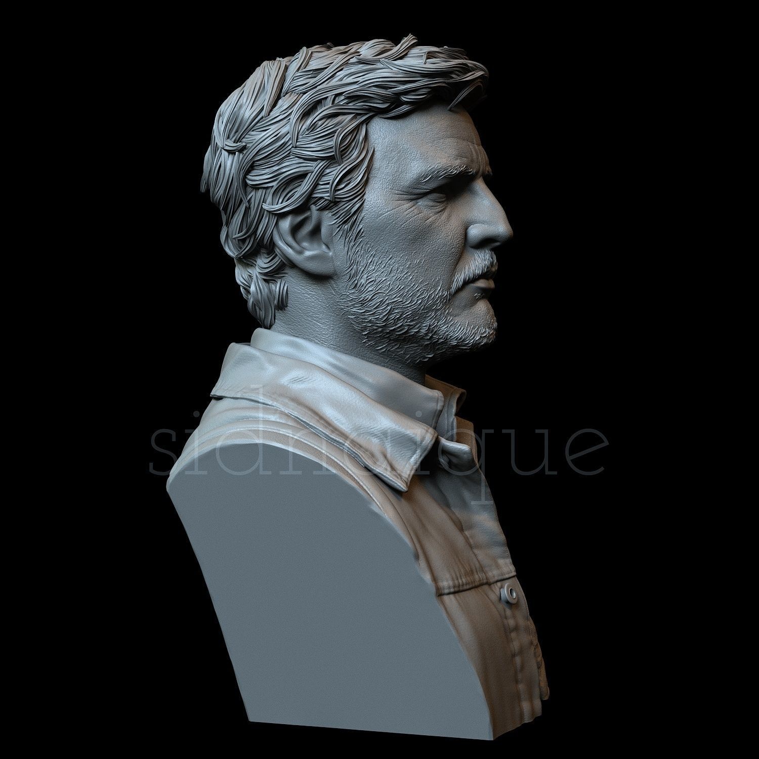 Pedro Pascal as Joel Miller 3D print model_8
