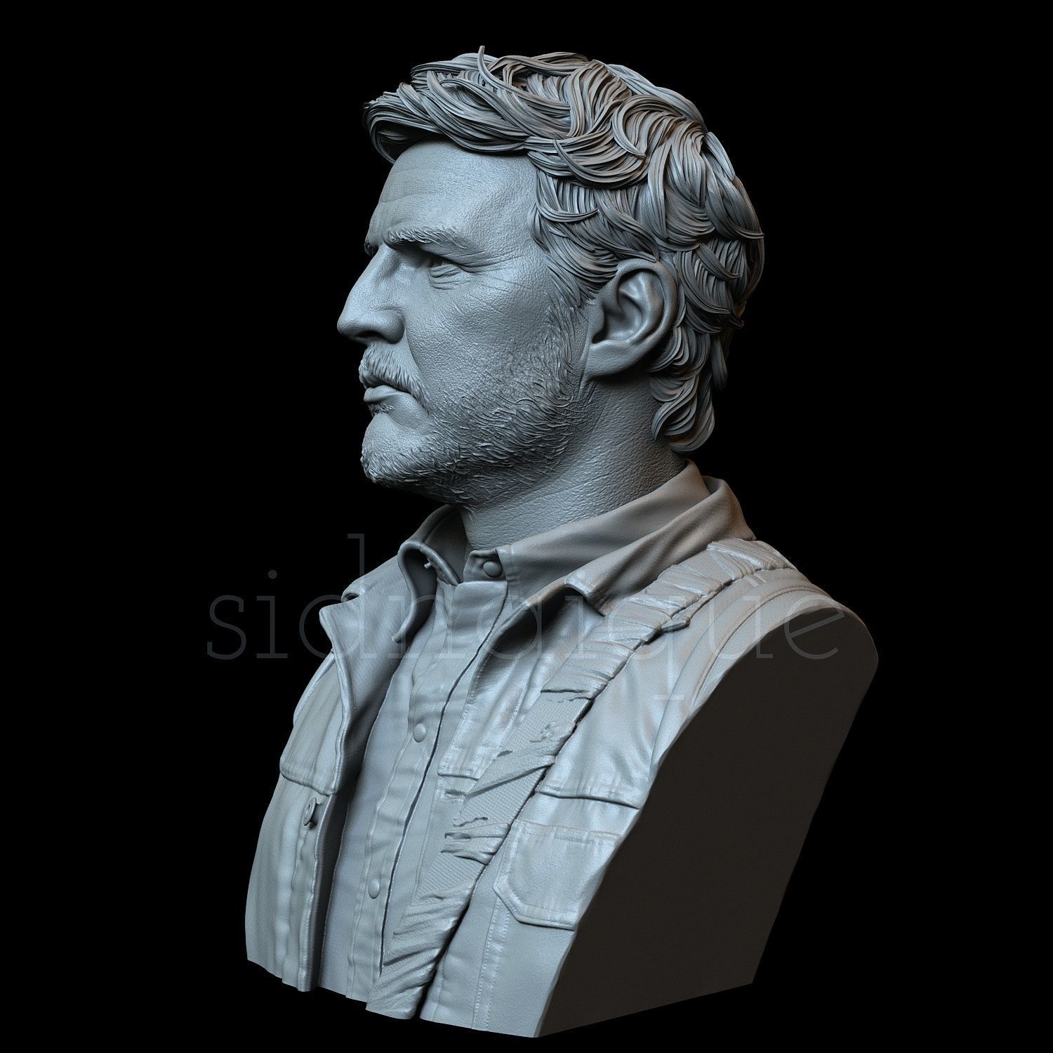 Pedro Pascal as Joel Miller 3D print model_12