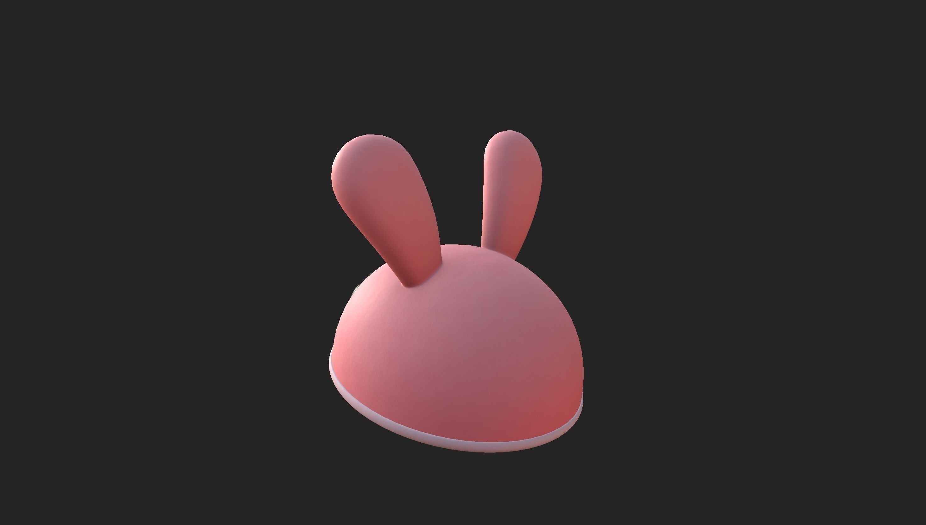 Hat020 Rabbit Hat 3D model_20