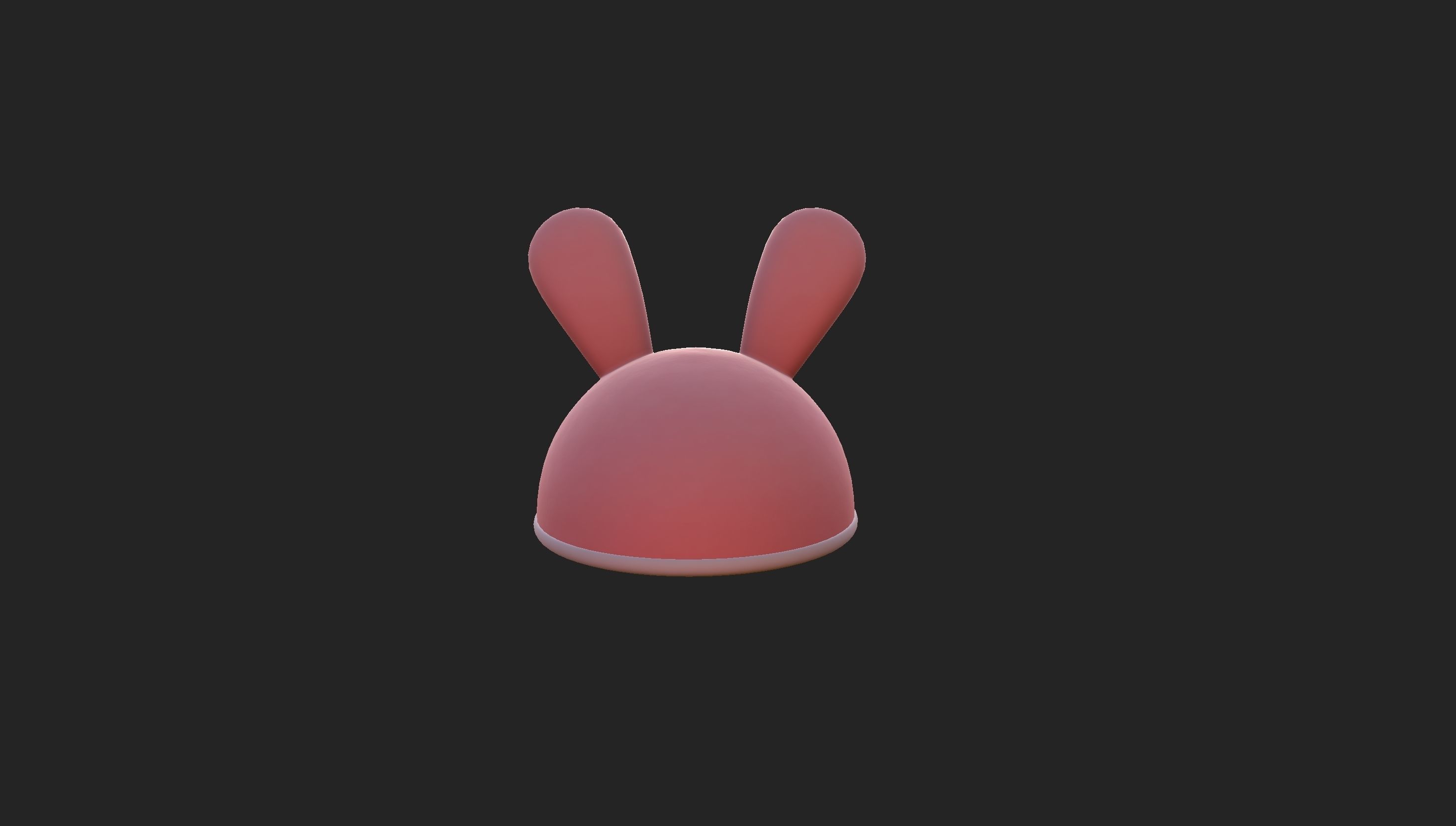 Hat020 Rabbit Hat 3D model_18