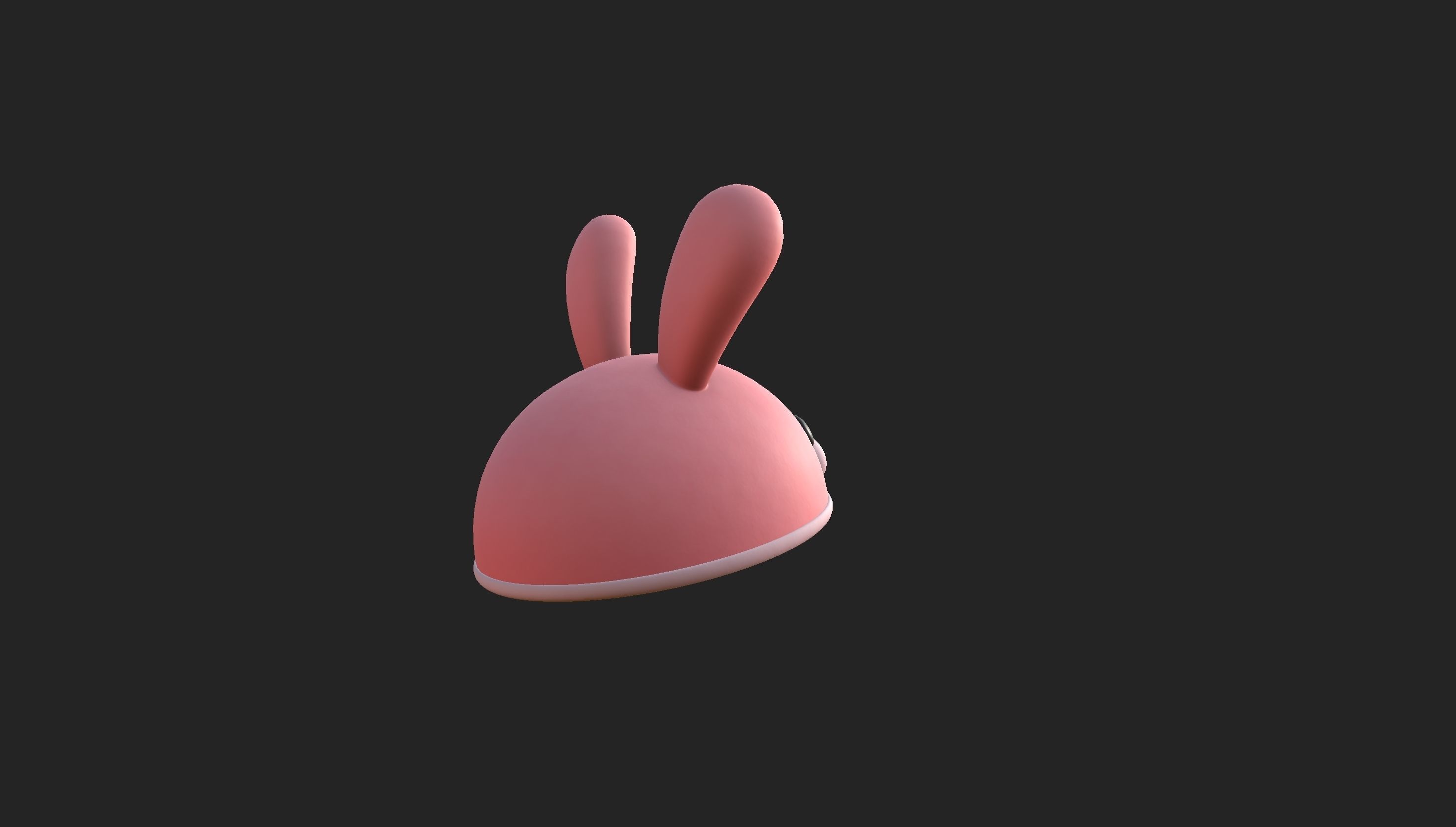 Hat020 Rabbit Hat 3D model_16