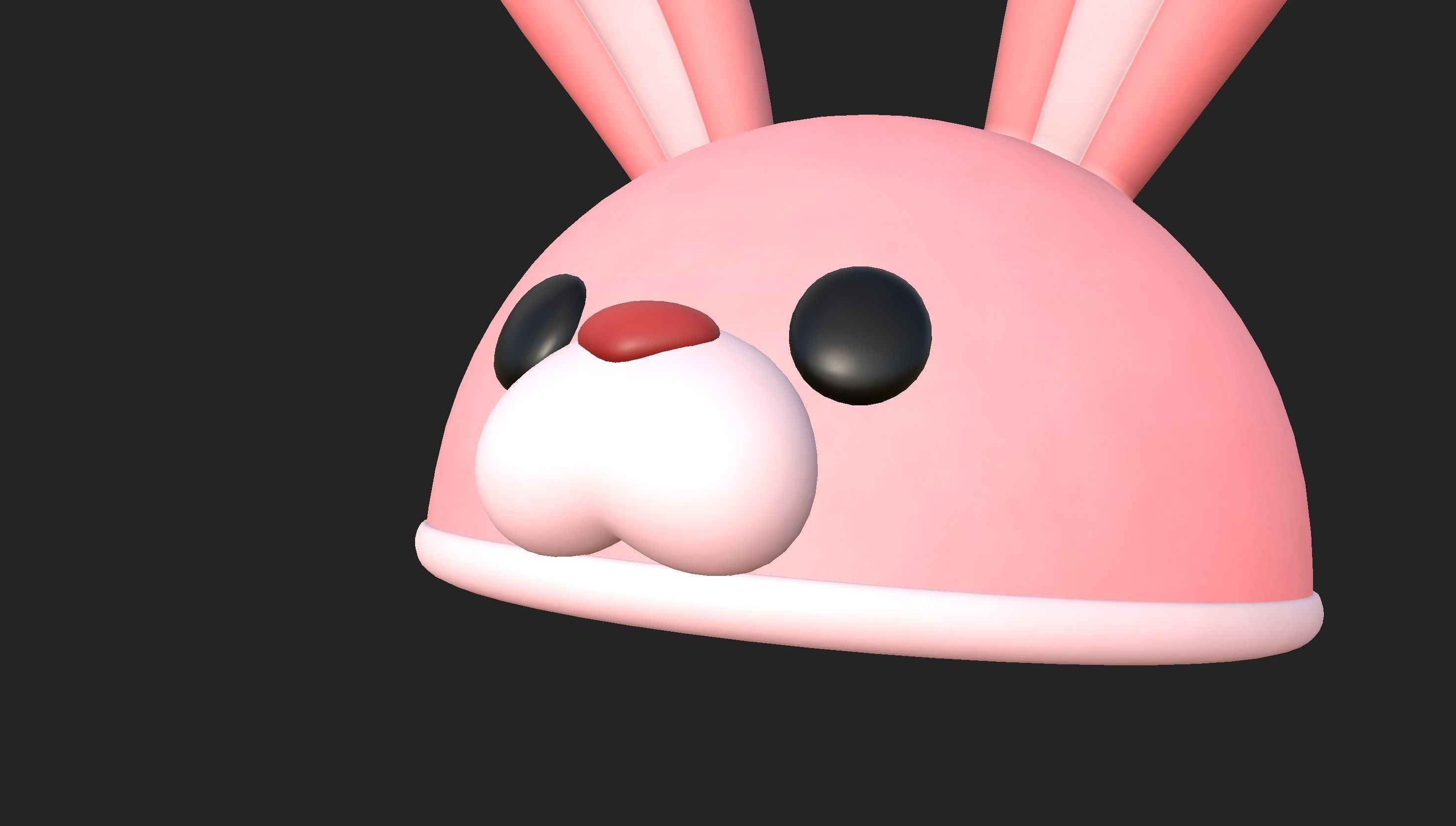 Hat020 Rabbit Hat 3D model_23