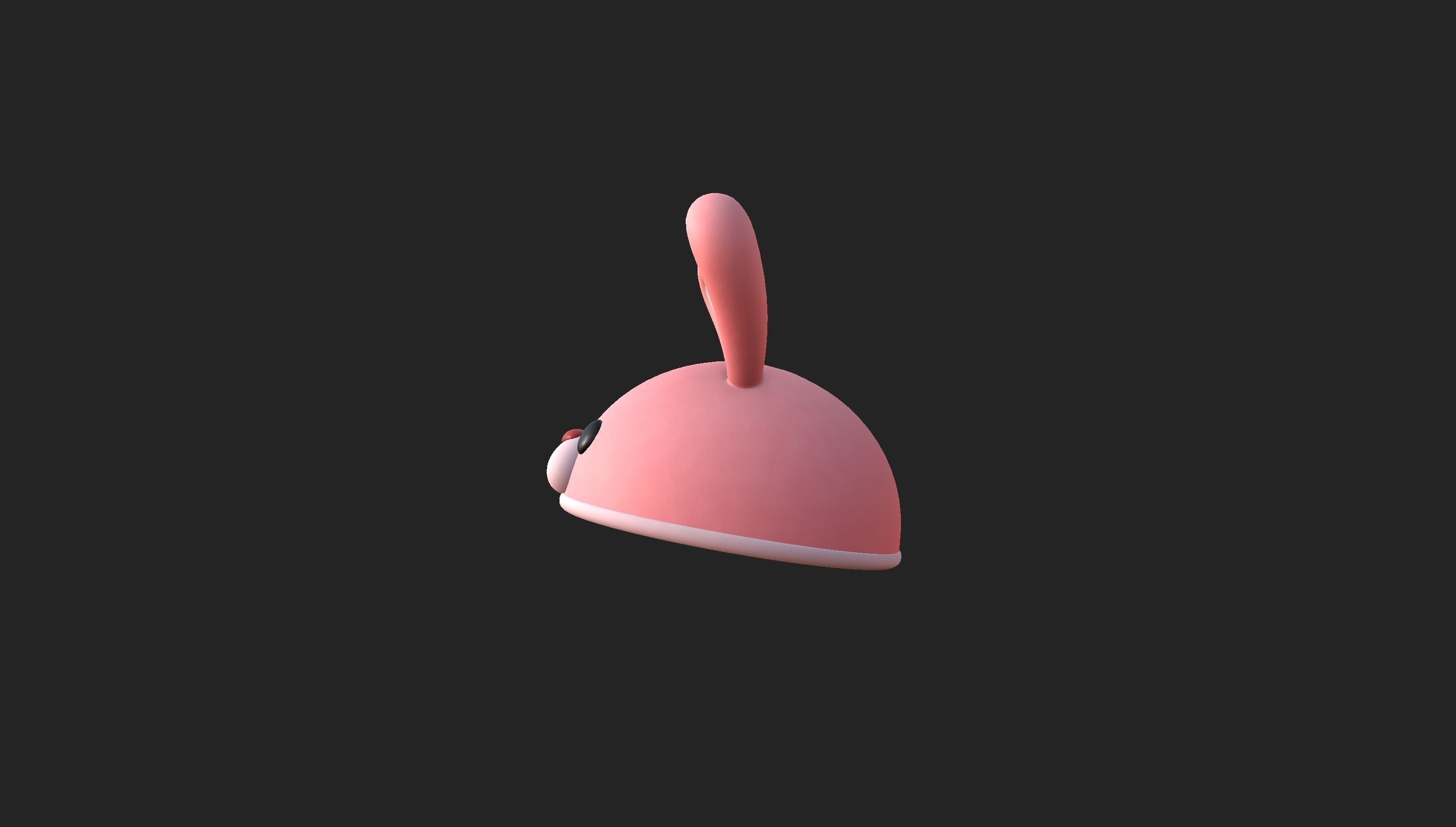 Hat020 Rabbit Hat 3D model_21