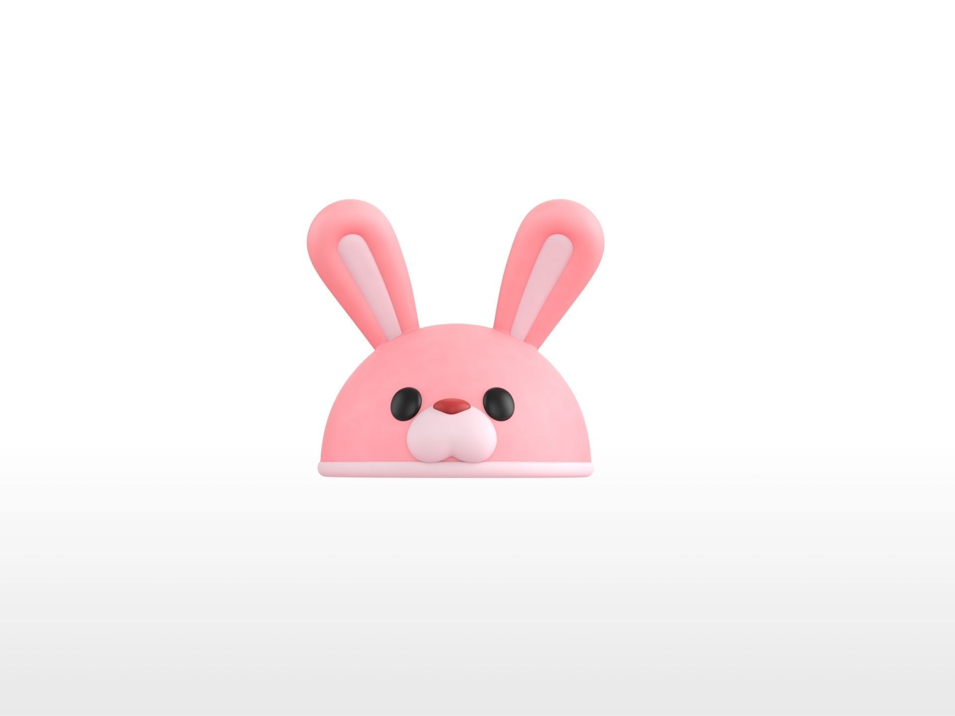 Hat020 Rabbit Hat 3D model_1