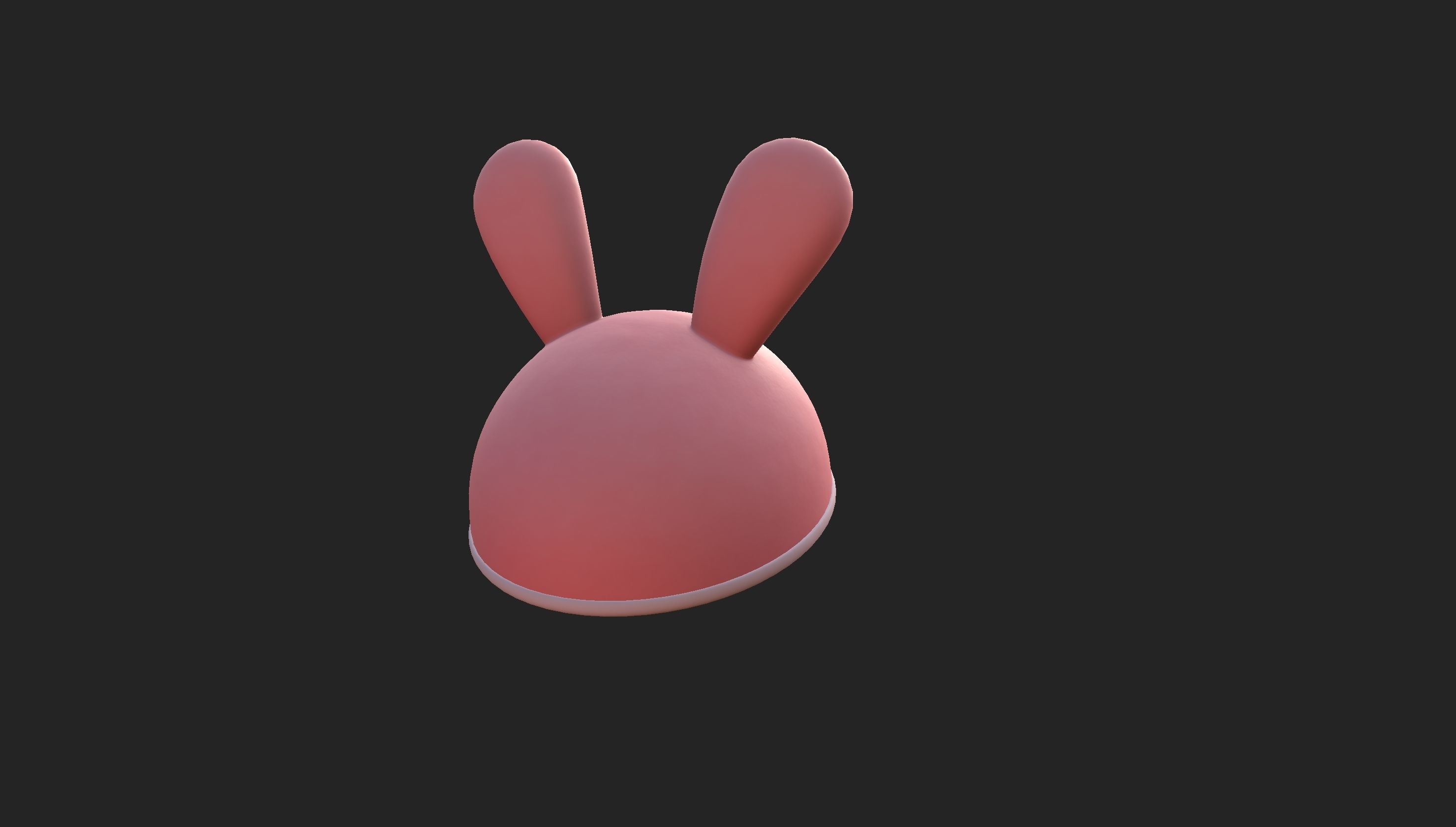 Hat020 Rabbit Hat 3D model_17