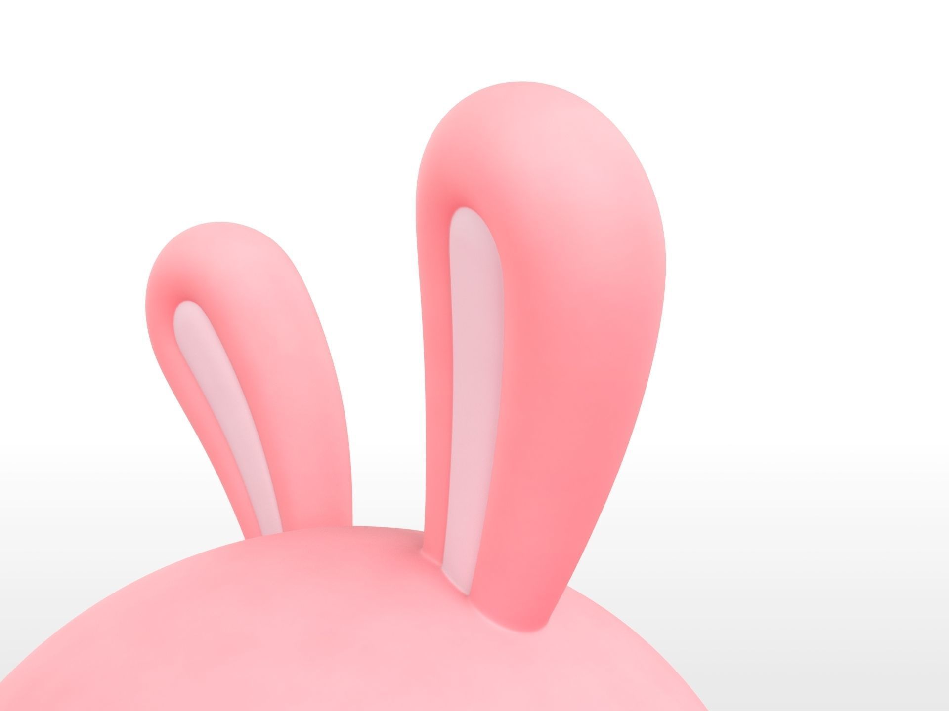 Hat020 Rabbit Hat 3D model_9