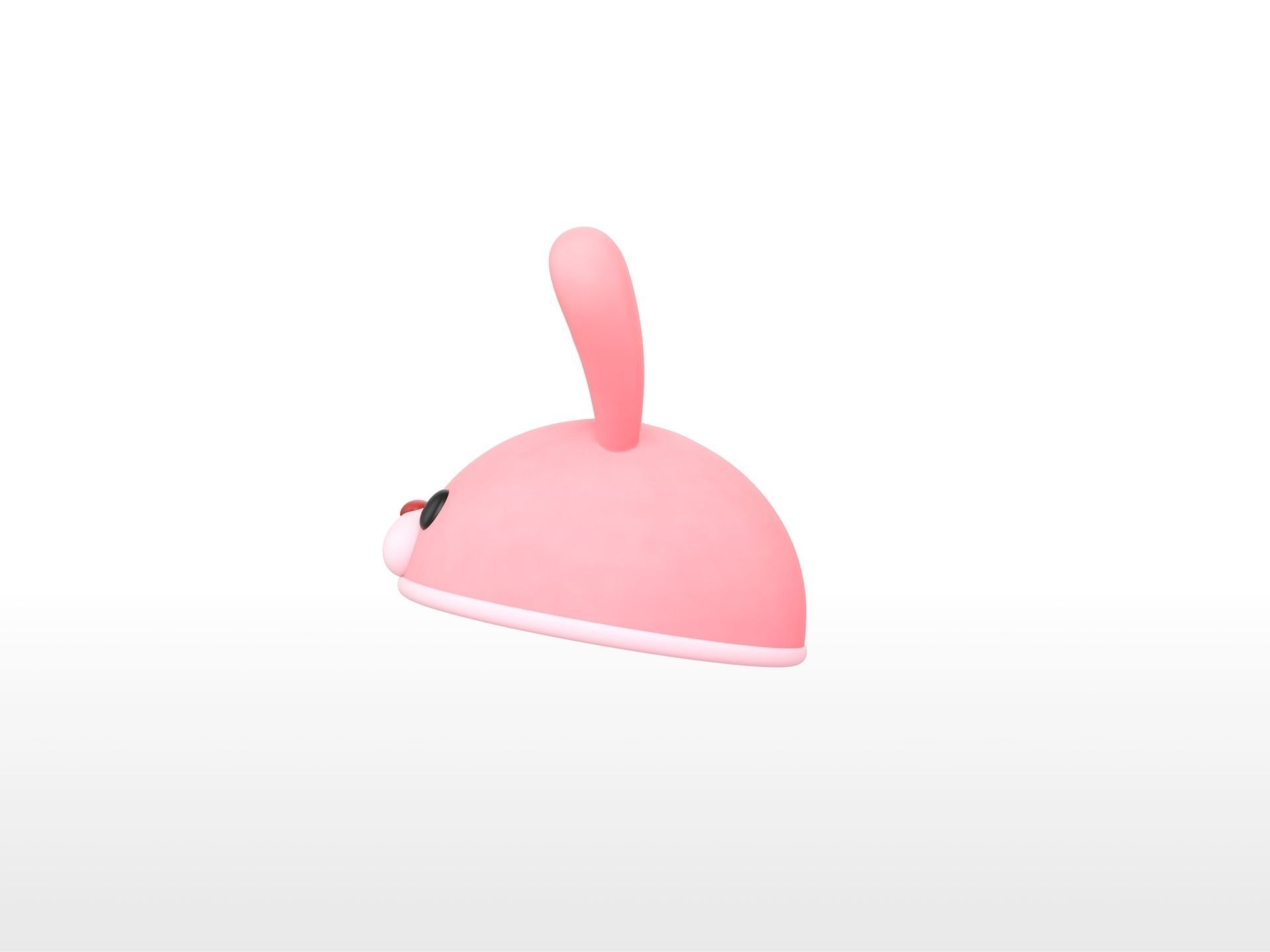 Hat020 Rabbit Hat 3D model_7