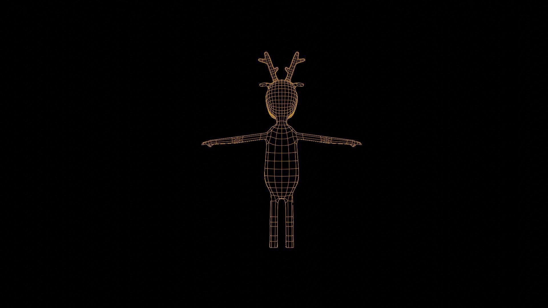 Aardman Style Rudolph the Red-Nosed Reindeer 3D model_1