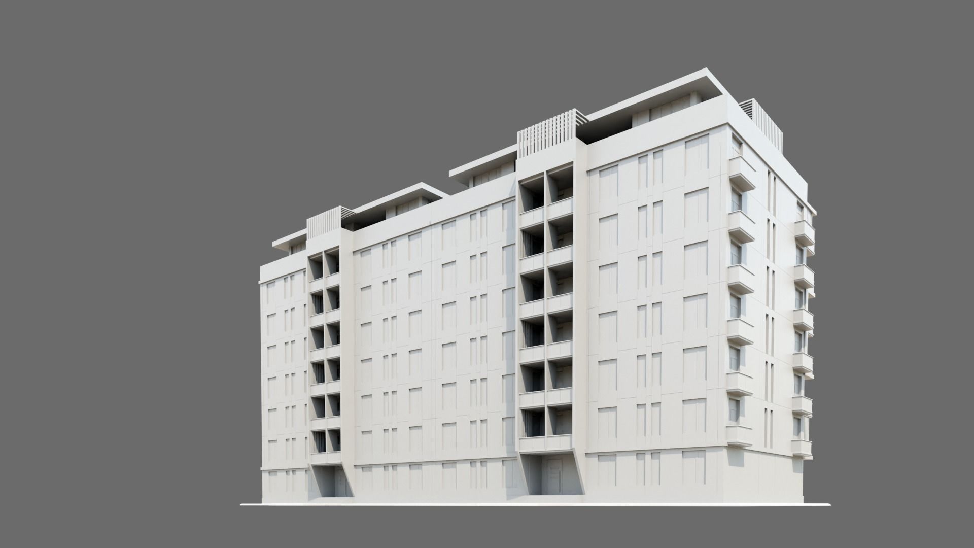 Residental Building ID039 3D model_6