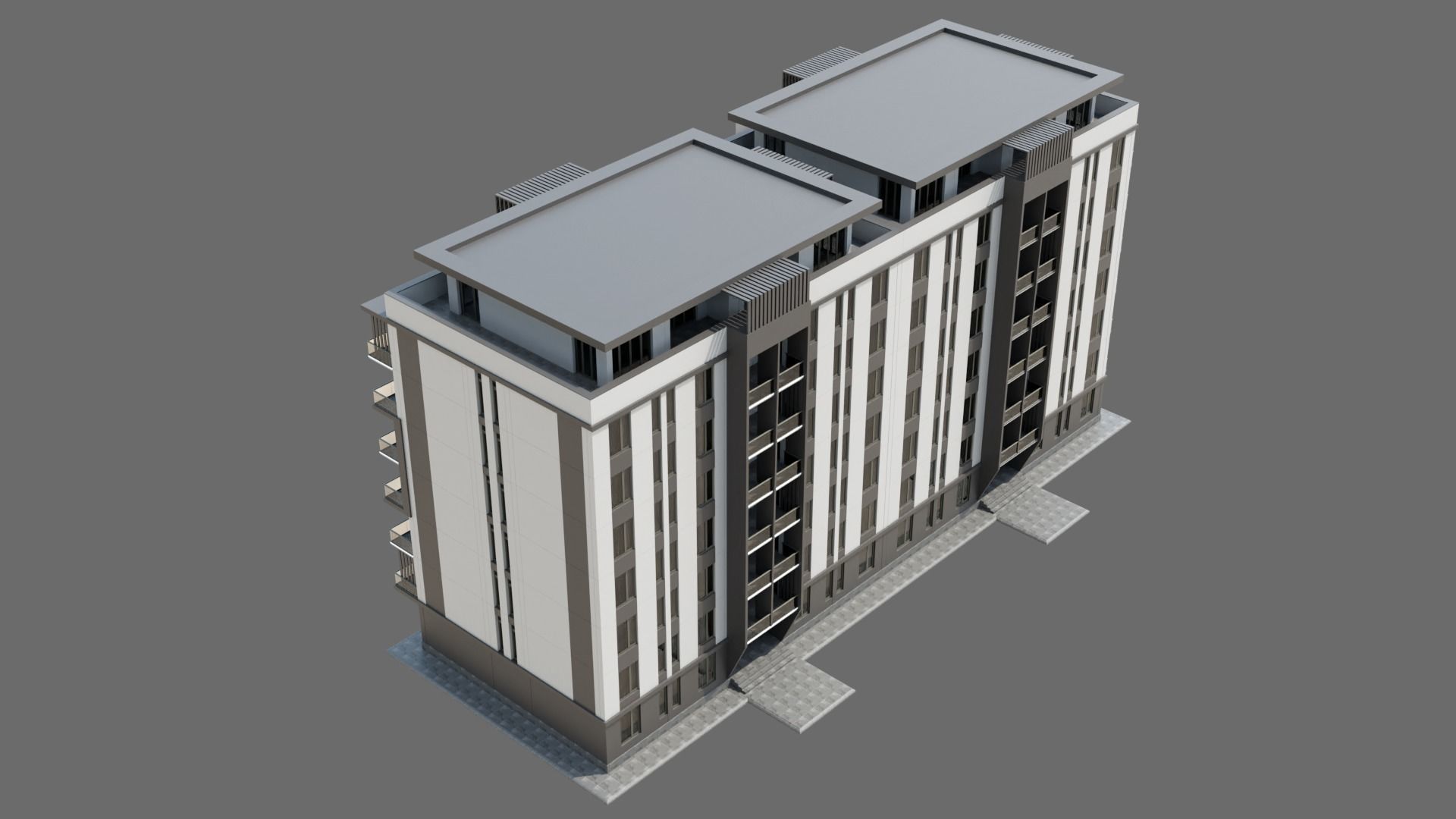 Residental Building ID039 3D model_2