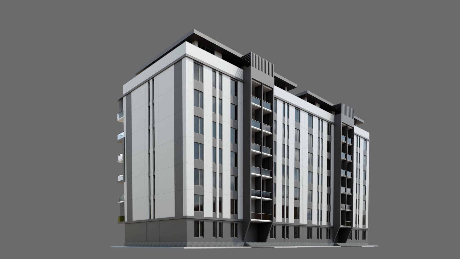 Residental Building ID039 3D model_4