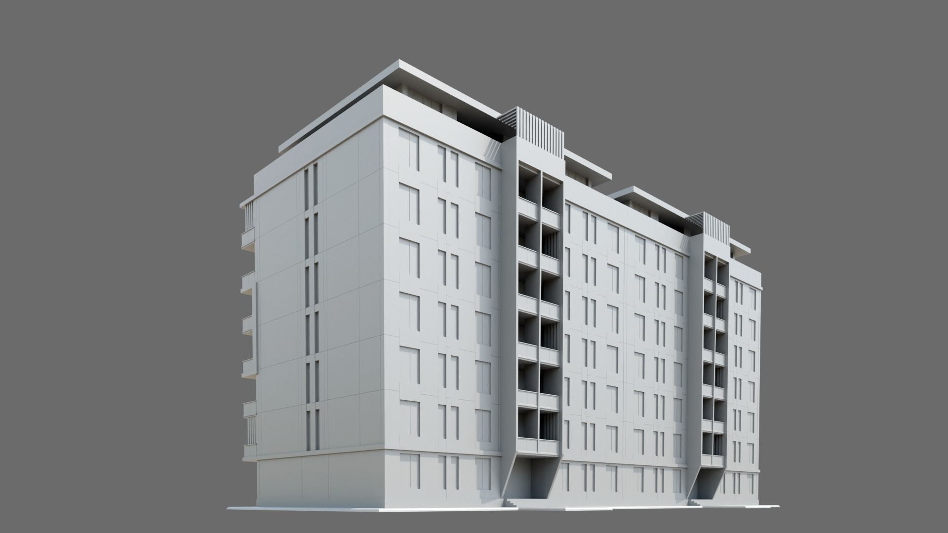 Residental Building ID039 3D model_7