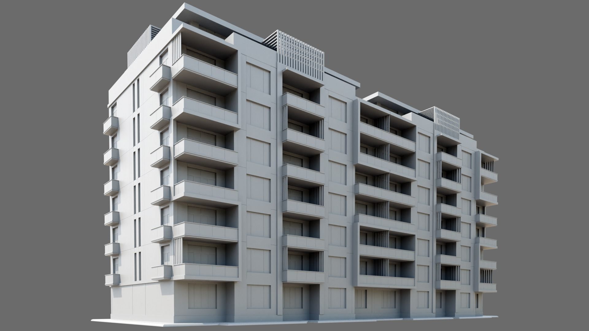 Residental Building ID039 3D model_1
