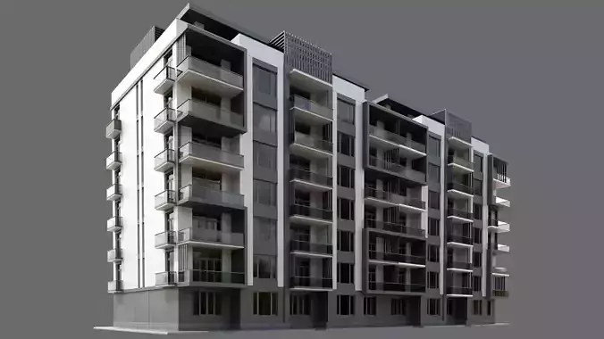 Residental Building ID039 3D model