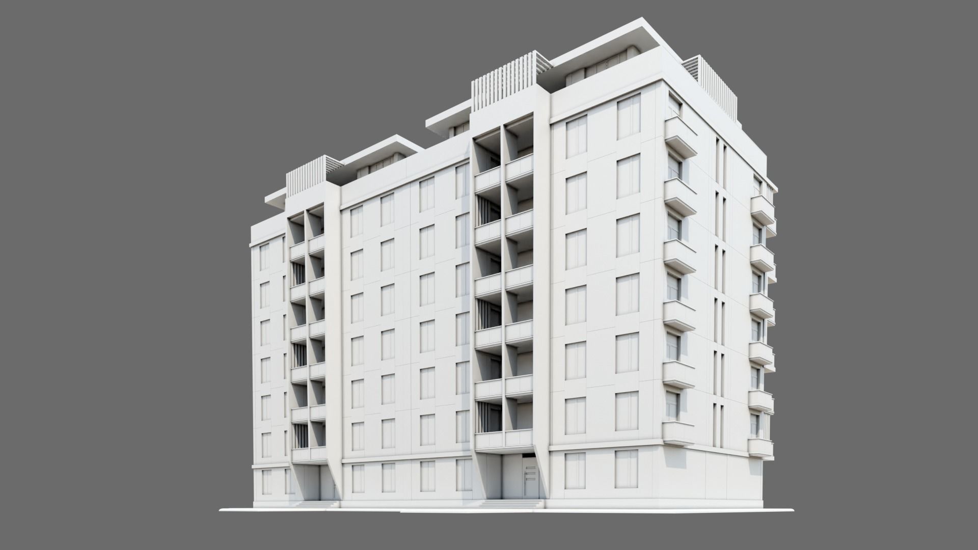 Residental Building ID038 3D model_2