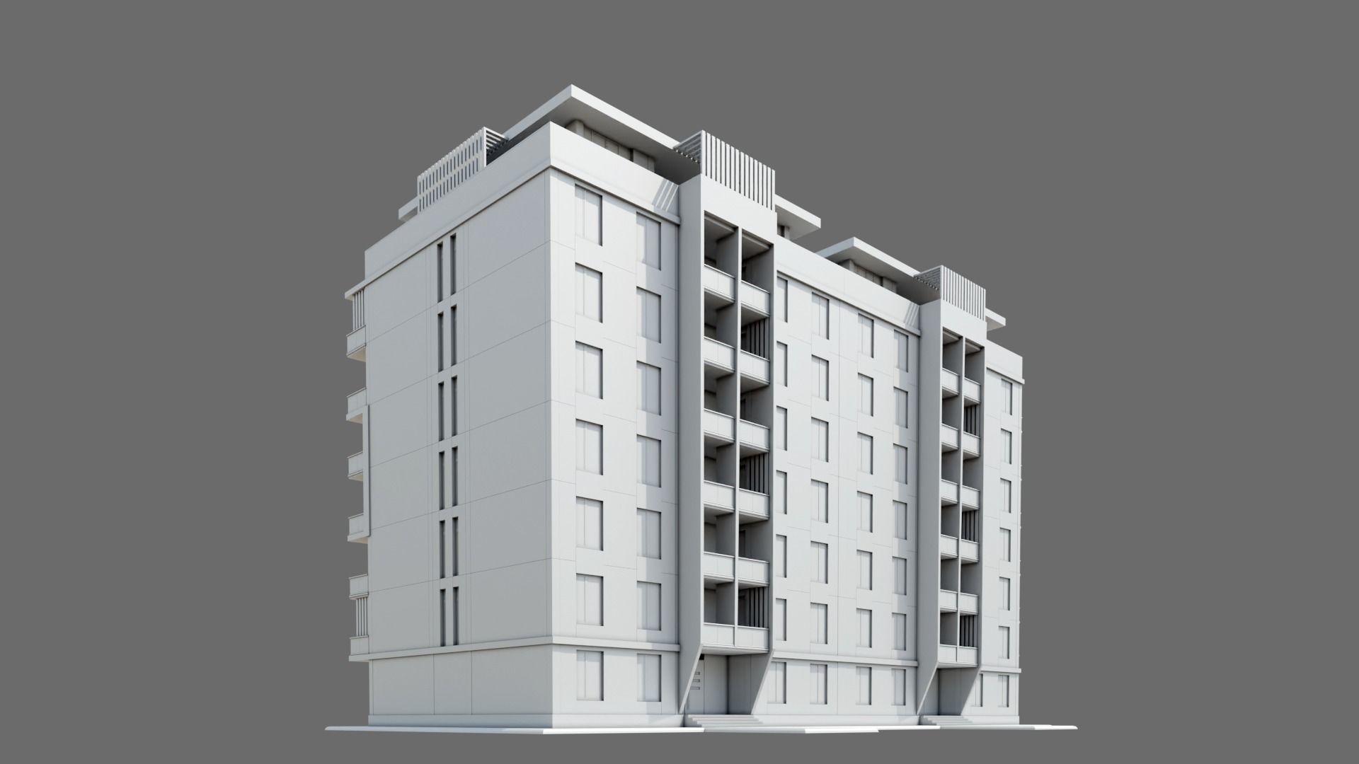 Residental Building ID038 3D model_5