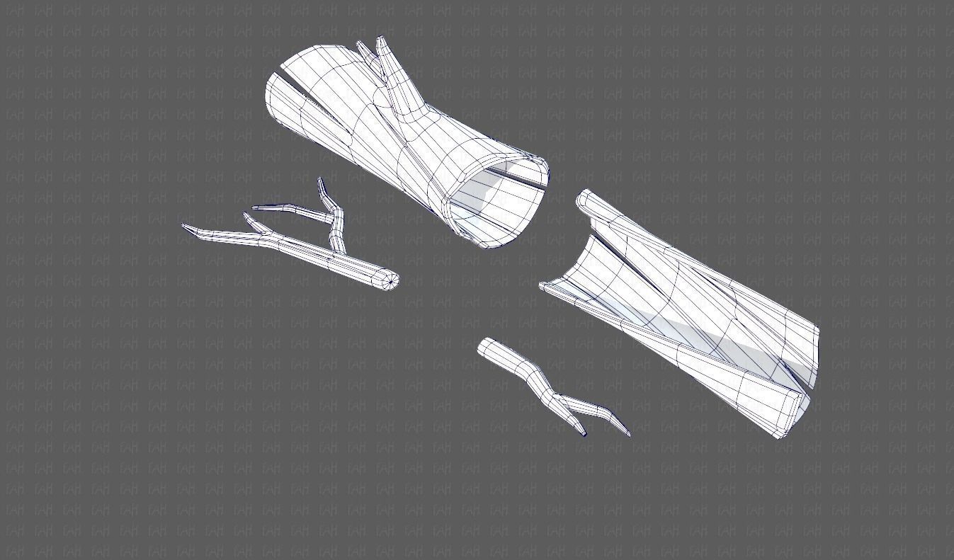 Stump V03 Low-poly 3D model_16
