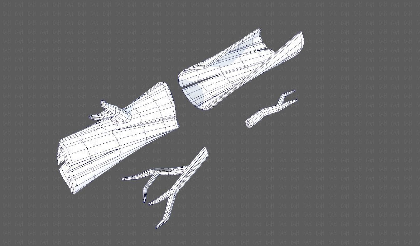 Stump V03 Low-poly 3D model_10