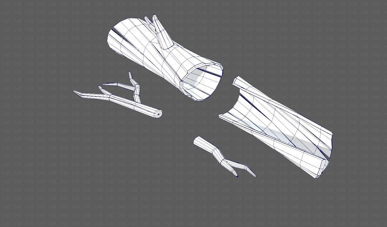 Stump V03 Low-poly 3D model_32