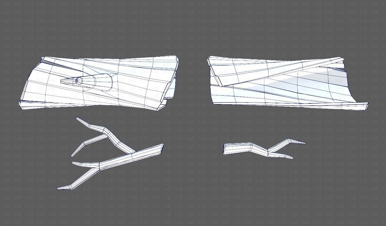 Stump V03 Low-poly 3D model_36