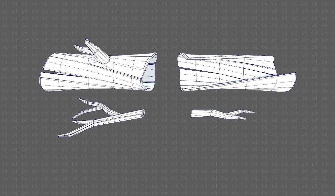 Stump V03 Low-poly 3D model_25