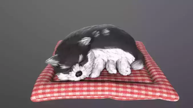 jewelry accessory dog  Low-poly 3D model