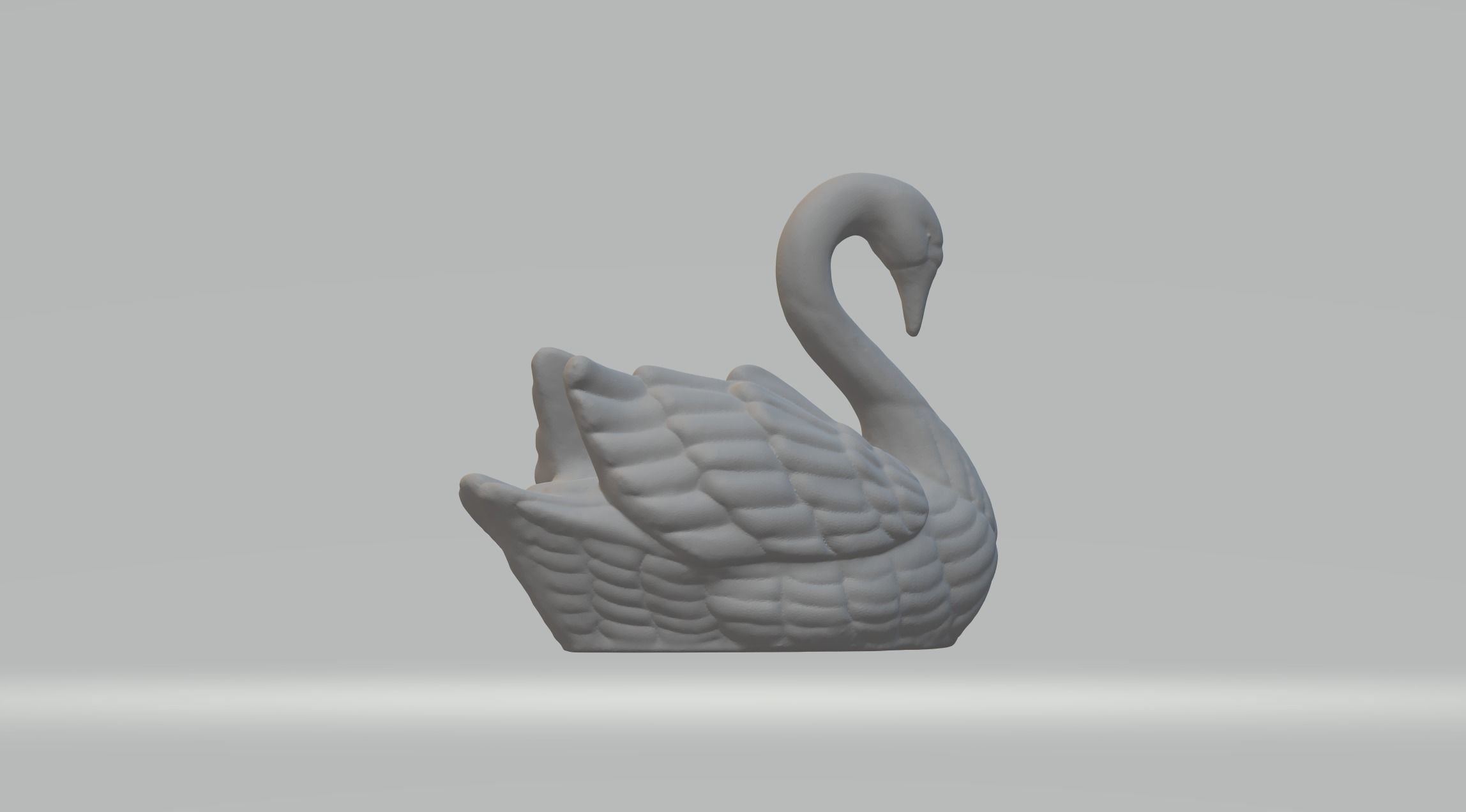 Swan 3D Model 3D print model_1