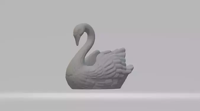 Swan 3D Model 3D print model