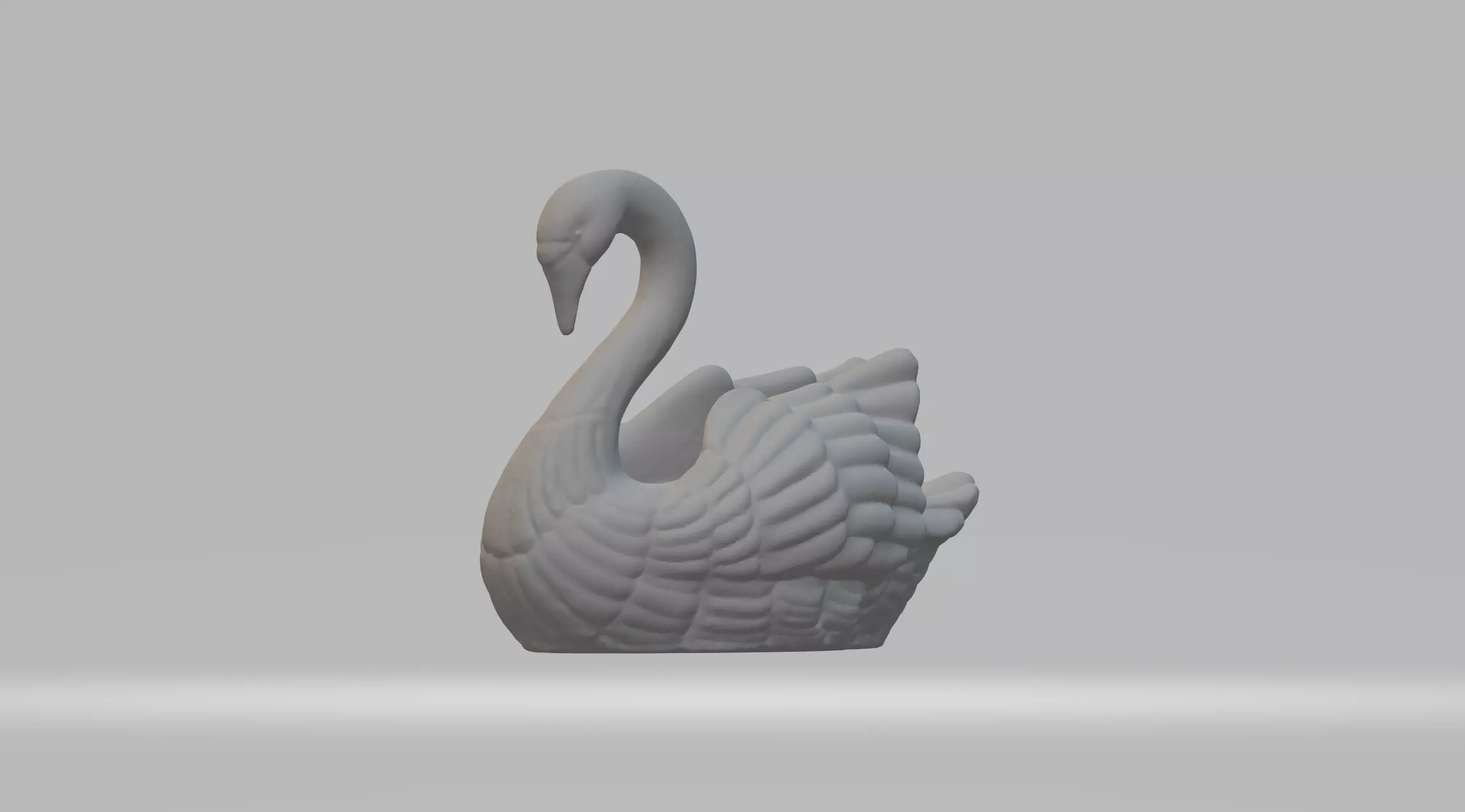 Swan 3D Model 3D print model_0