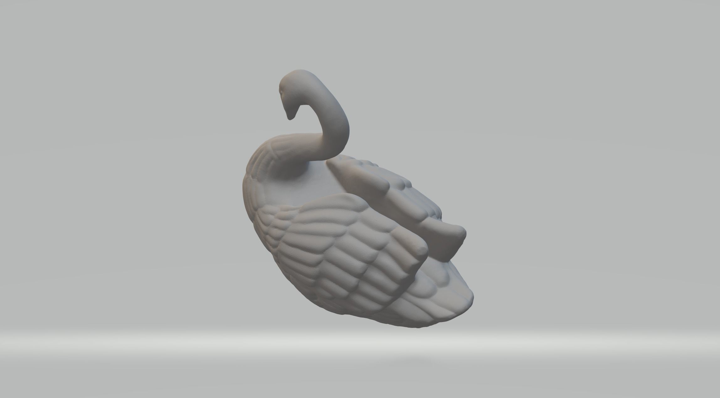 Swan 3D Model 3D print model_3