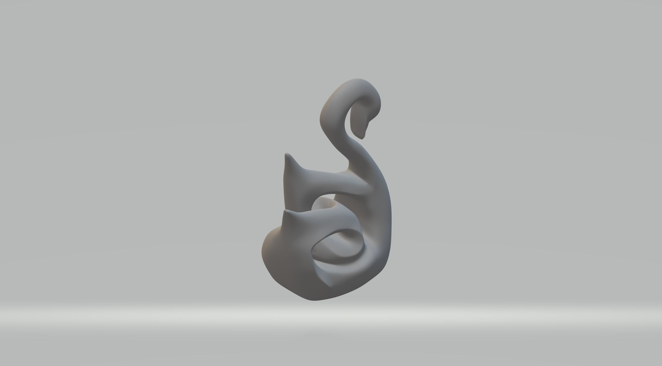 Swan 3D Model 3D print model_3