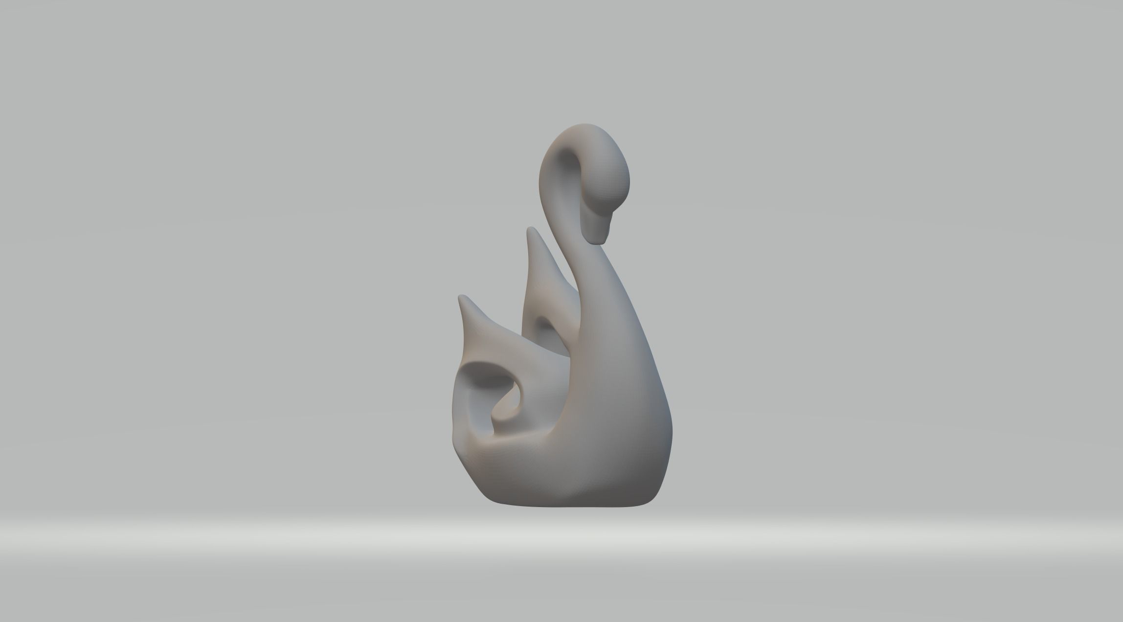 Swan 3D Model 3D print model_2
