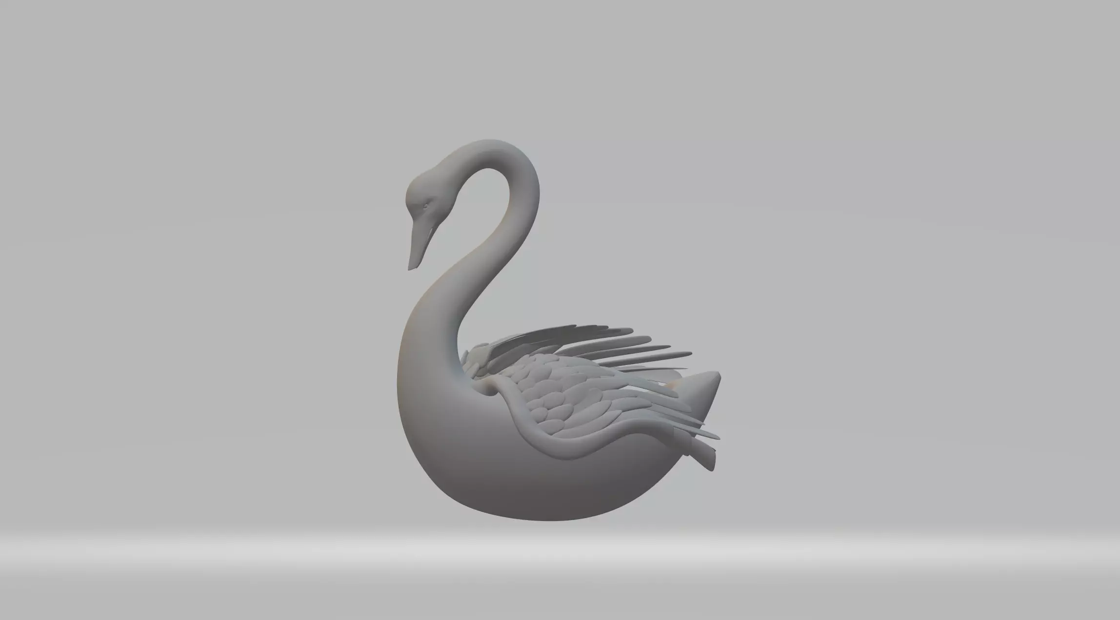 Swan Wings 3D print model_0