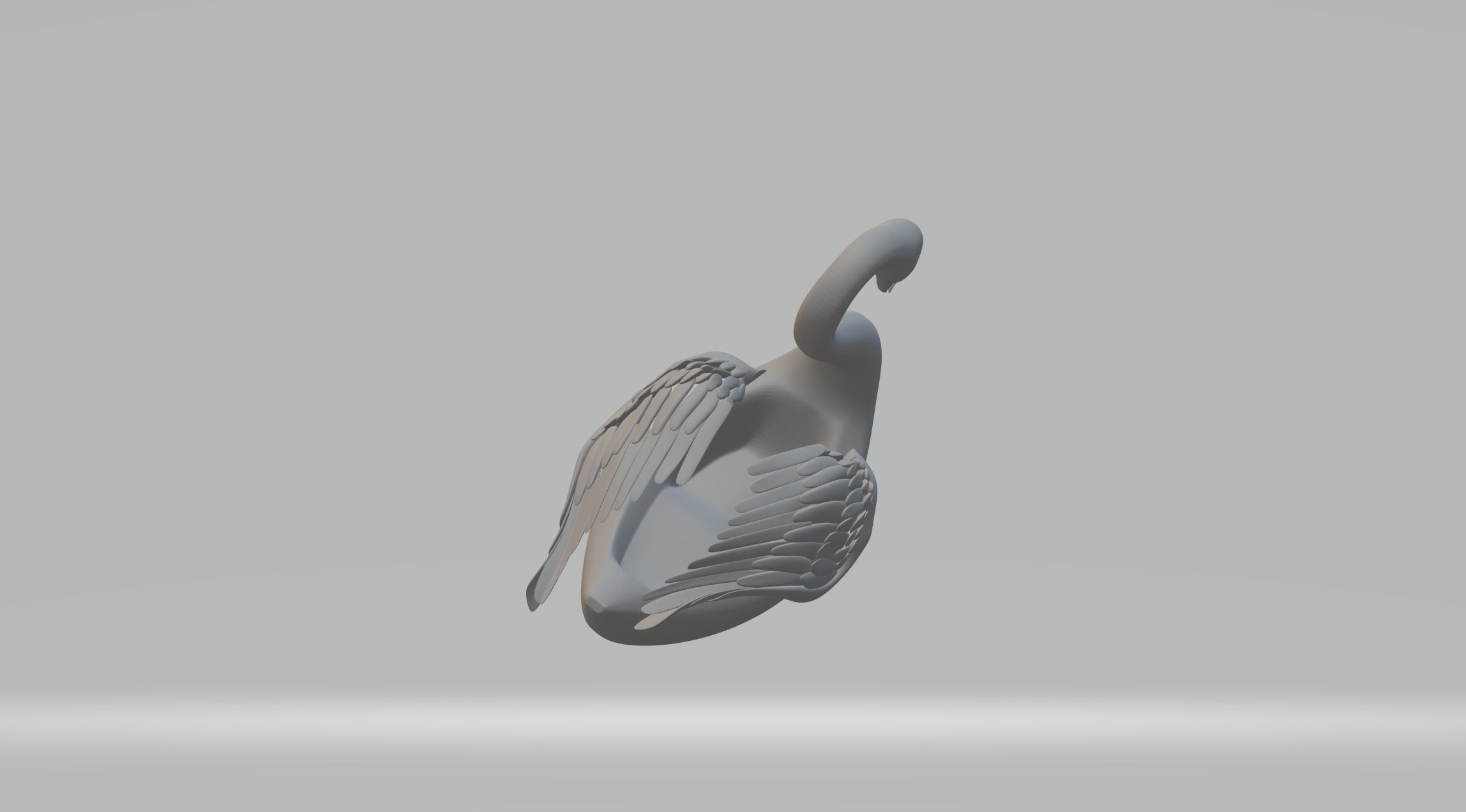 Swan Wings 3D print model_3
