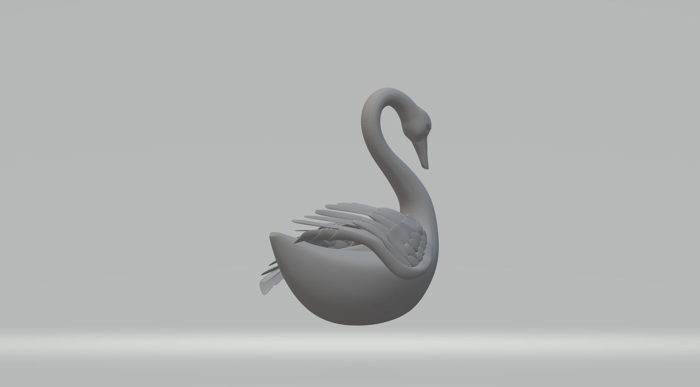 Swan Wings 3D print model_2