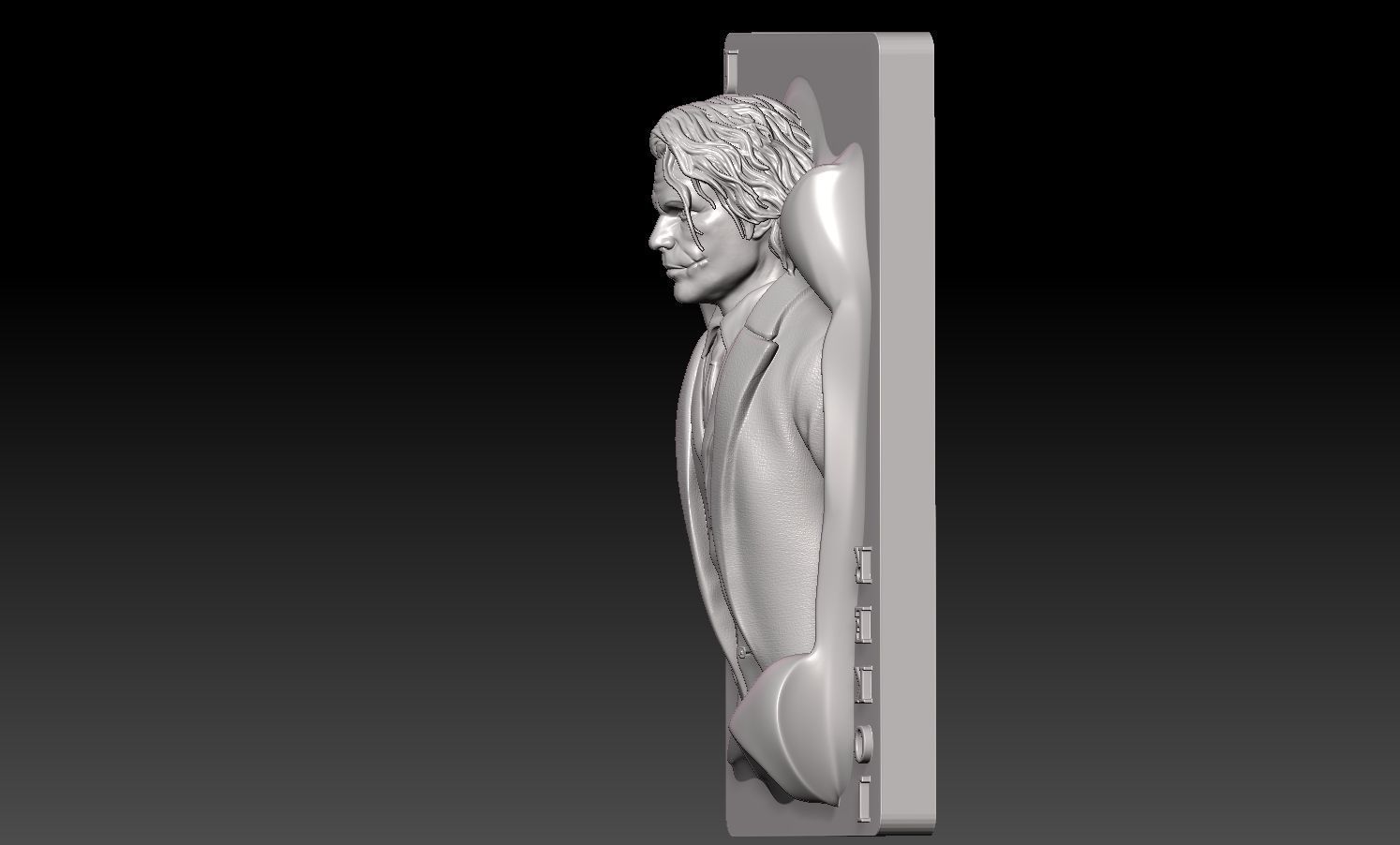 Joker-Heath Ledger 3D print model_3