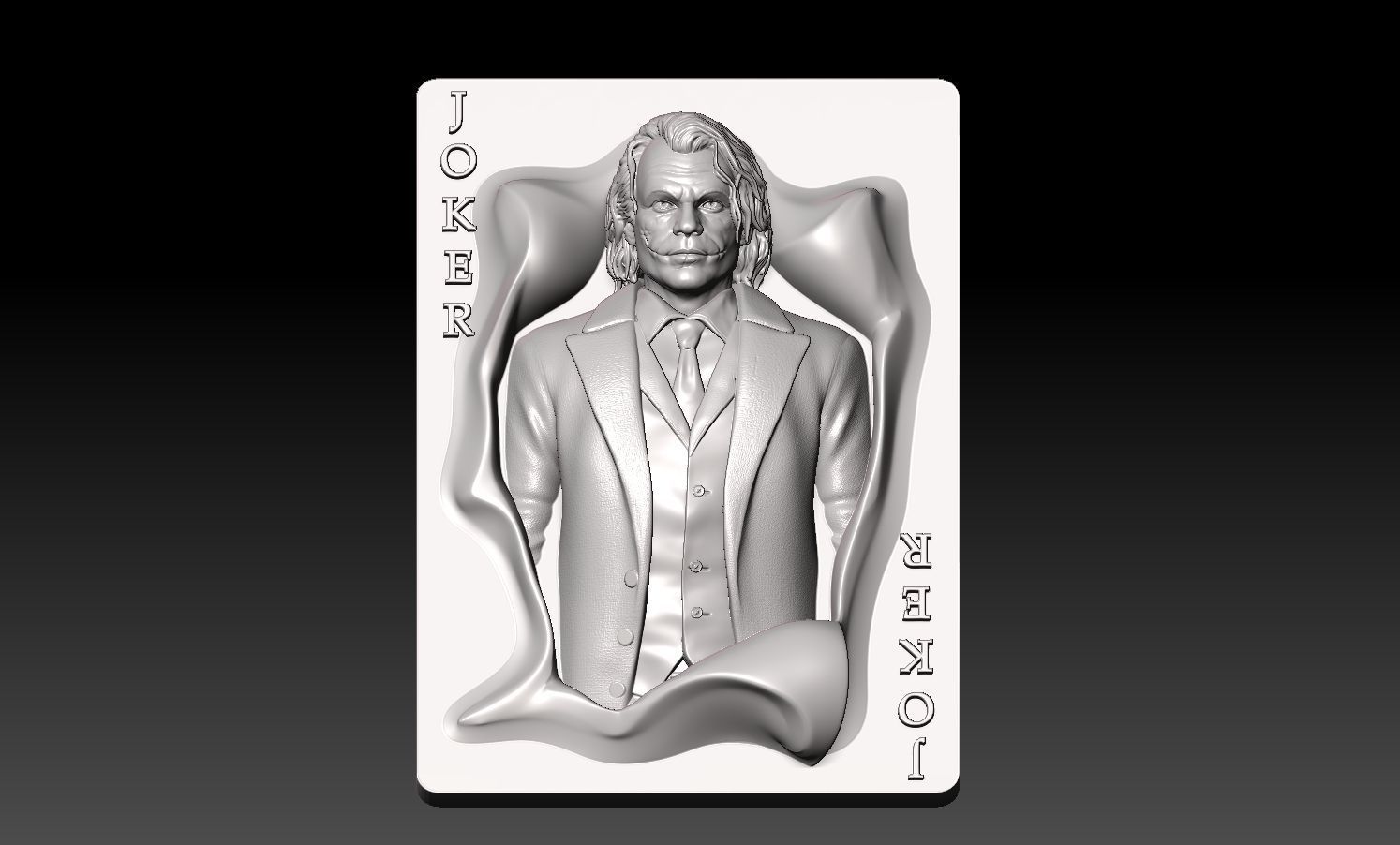 Joker-Heath Ledger 3D print model_12