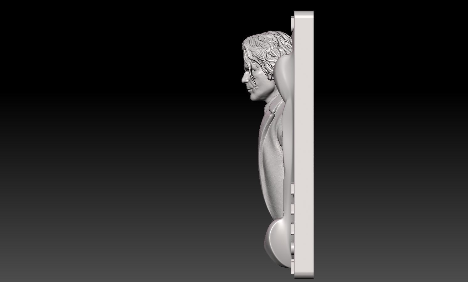 Joker-Heath Ledger 3D print model_4