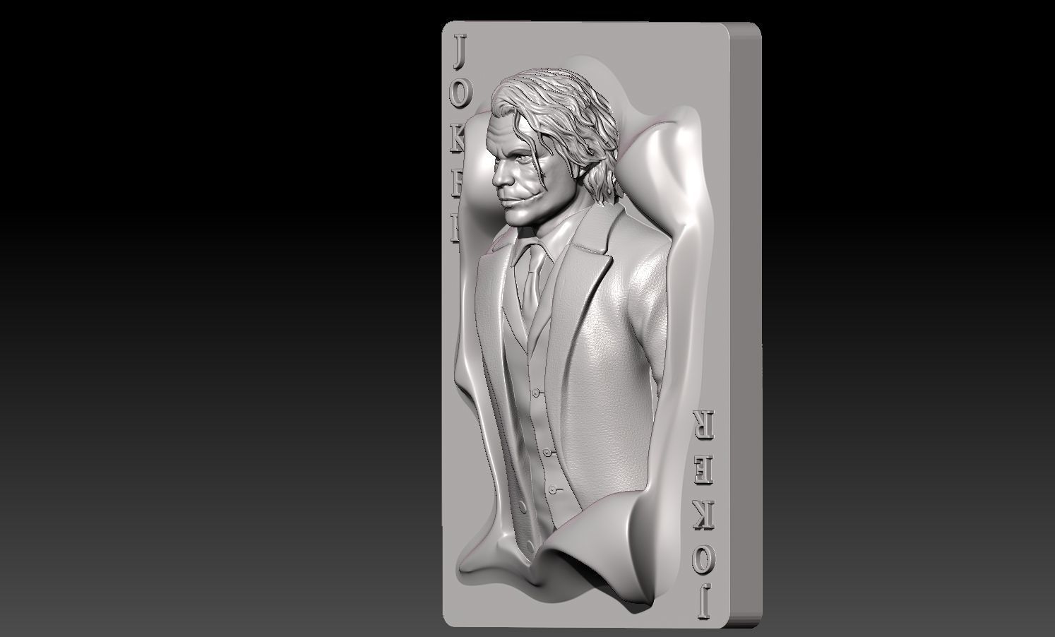 Joker-Heath Ledger 3D print model_2