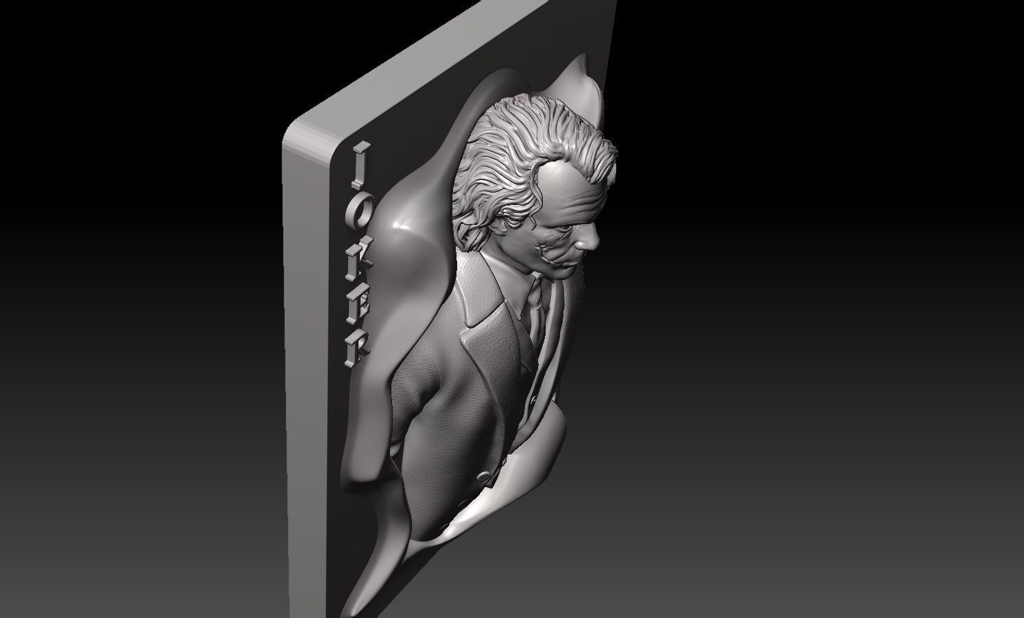 Joker-Heath Ledger 3D print model_16